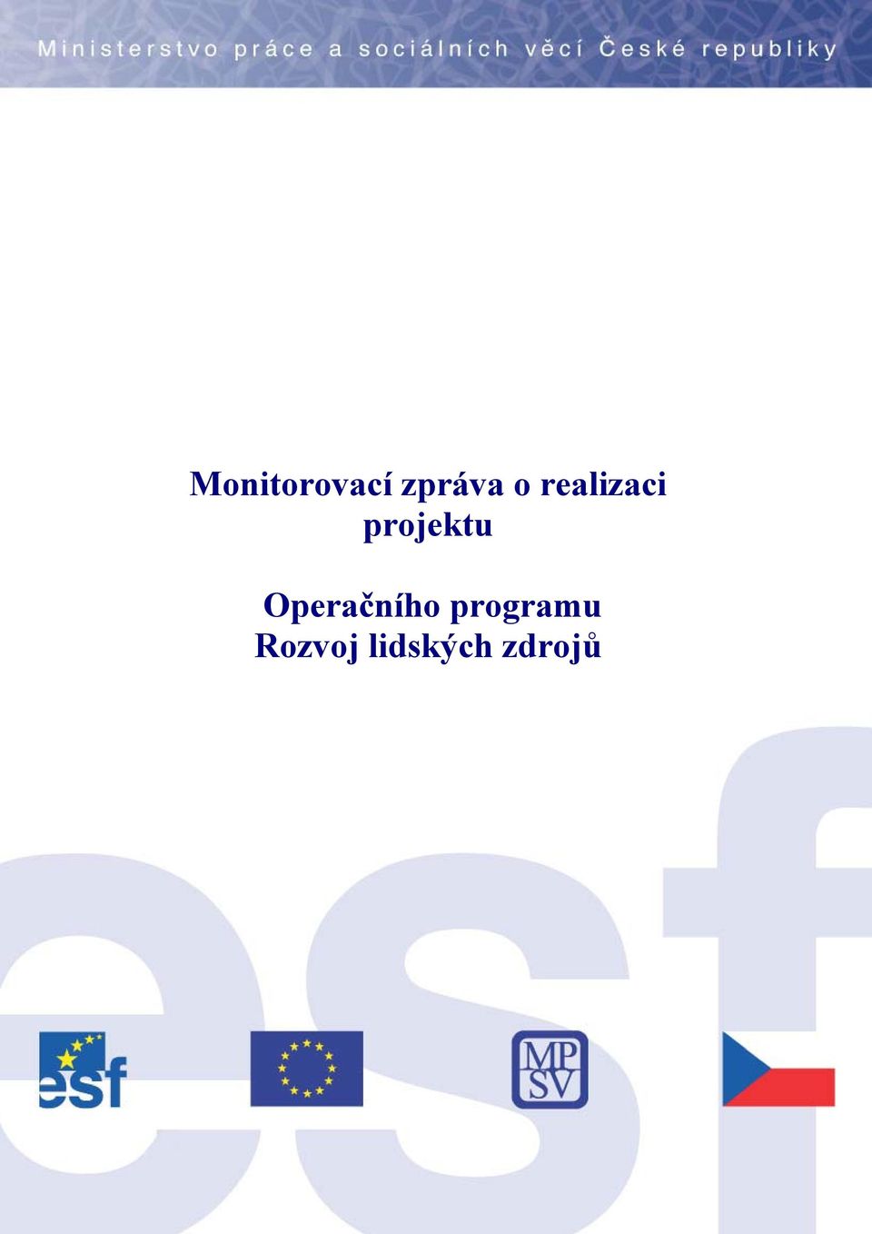 Operačního programu