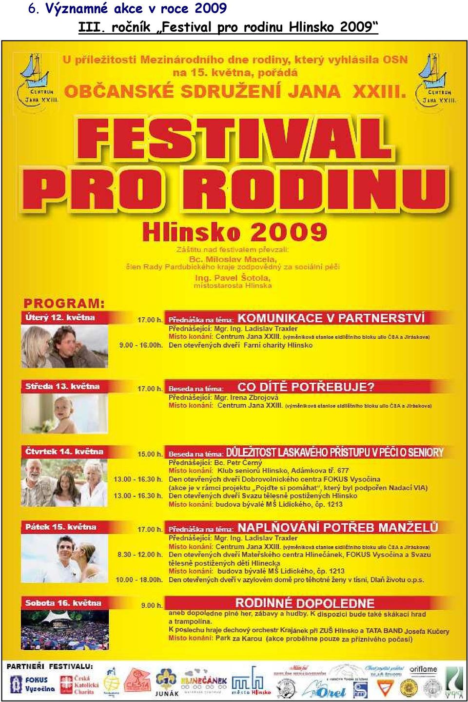 ročník Festival