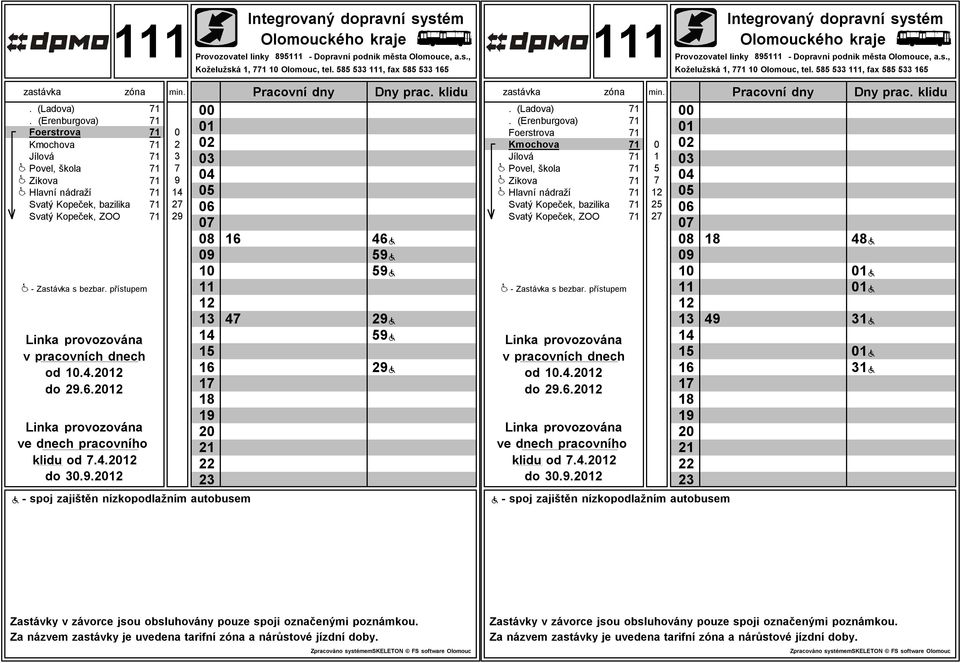 . klidu od.4. do.9. 9 9 4 4Ð 9Ð 9Ð 9Ð 9Ð 9Ð od.4. do 9.