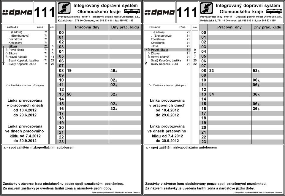 . klidu od.4. do.9. 4 4 49Ð Ð Ð Ð Ð Ð od.4. do 9.