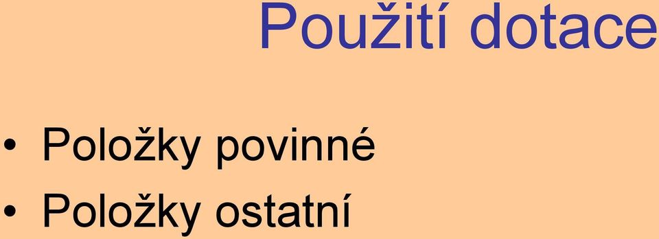 Položky