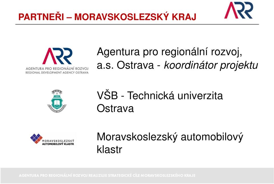 Ostrava - koordinátor projektu VŠB -