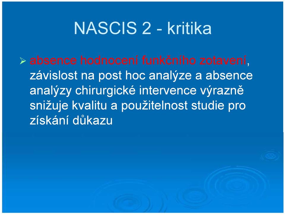 a absence analýzy chirurgické intervence výrazně