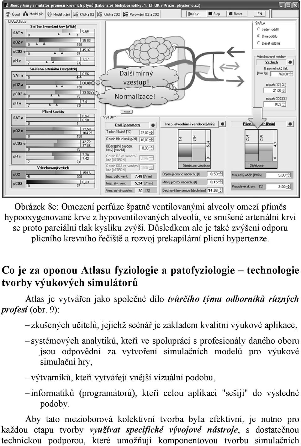 Co je za oponou Atlasu fyziologie a patofyziologie technologie tvorby výukových simulátorů Atlas je vytvářen jako společné dílo tvůrčího týmu odborníků různých profesí (obr.