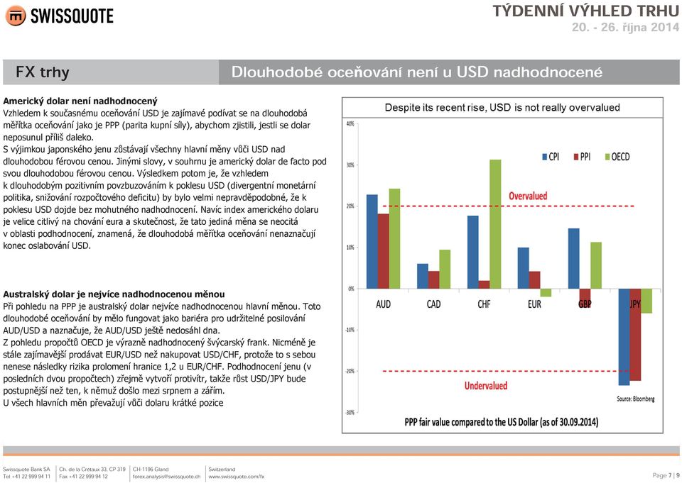 Jinými slovy, v souhrnu je americký dolar de facto pod svou dlouhodobou férovou cenou.