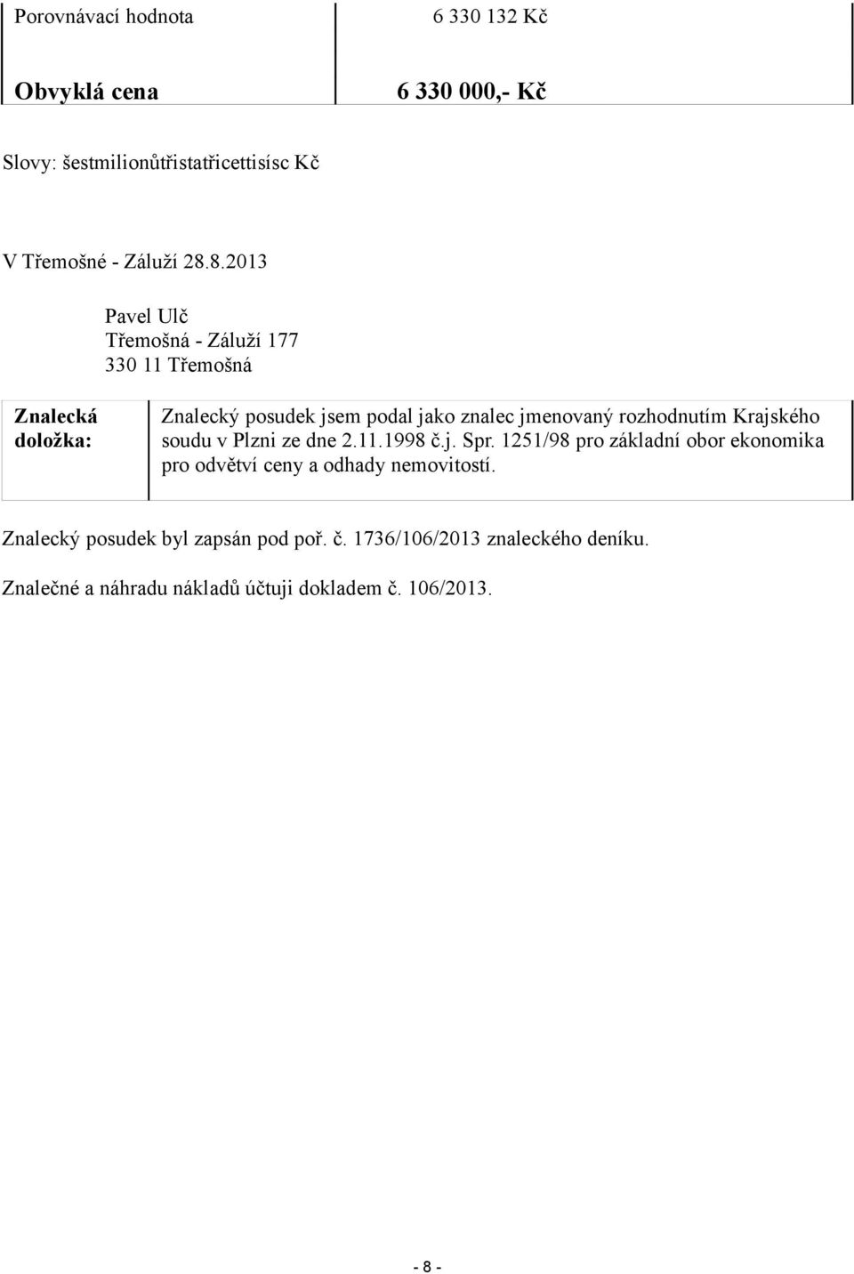 rozhodnutím Krajského soudu v Plzni ze dne 2.11.1998 č.j. Spr.