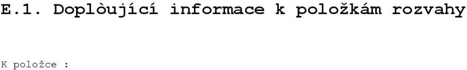 informace k