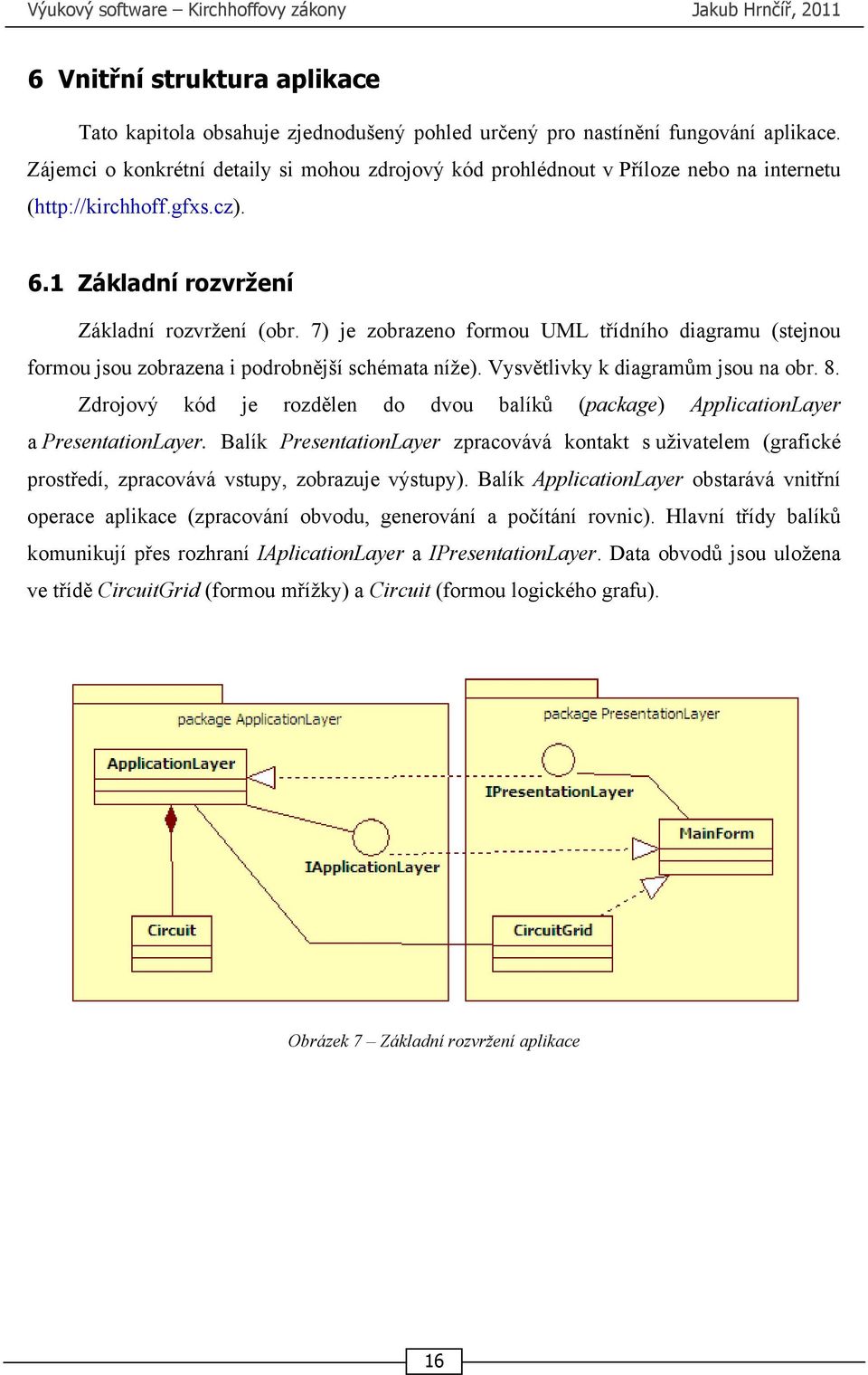 7) je zobrazeno formou UML třídního diagramu (stejnou formou jsou zobrazena i podrobnější schémata níže). Vysvětlivky k diagramům jsou na obr. 8.