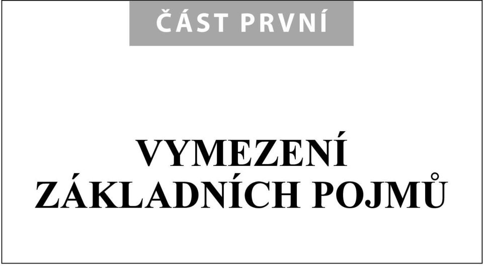 VYMEZENÍ