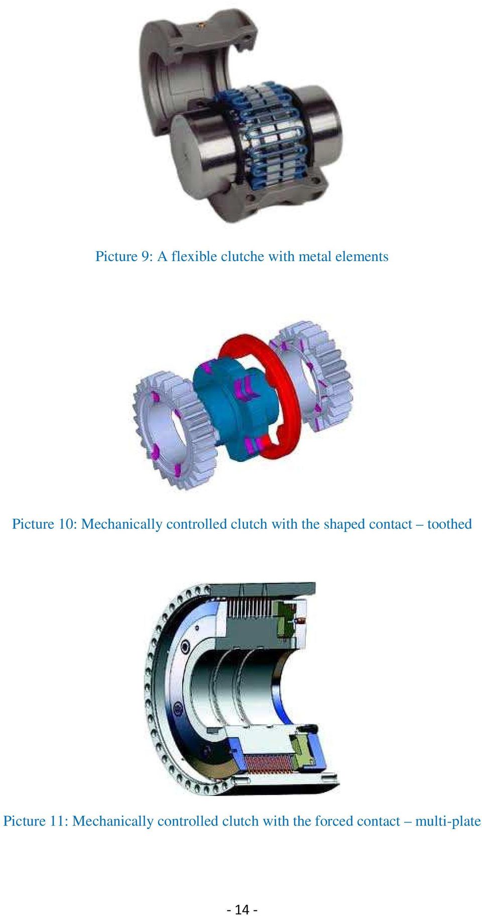 shaped contact toothed Picture 11: Mechanically