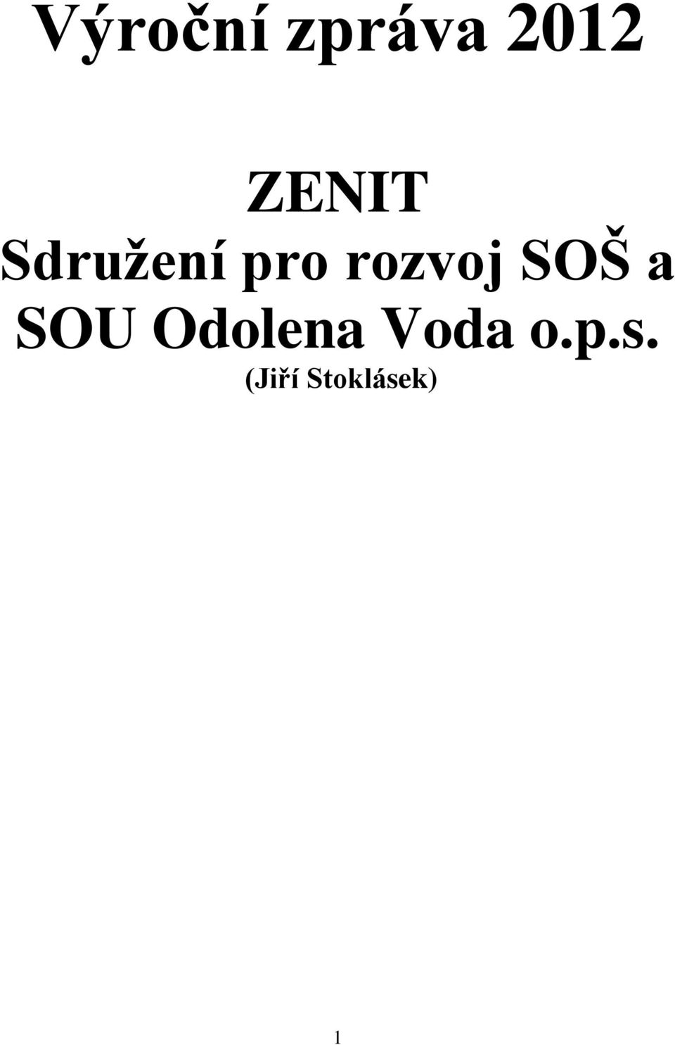 rozvoj SOŠ a SOU