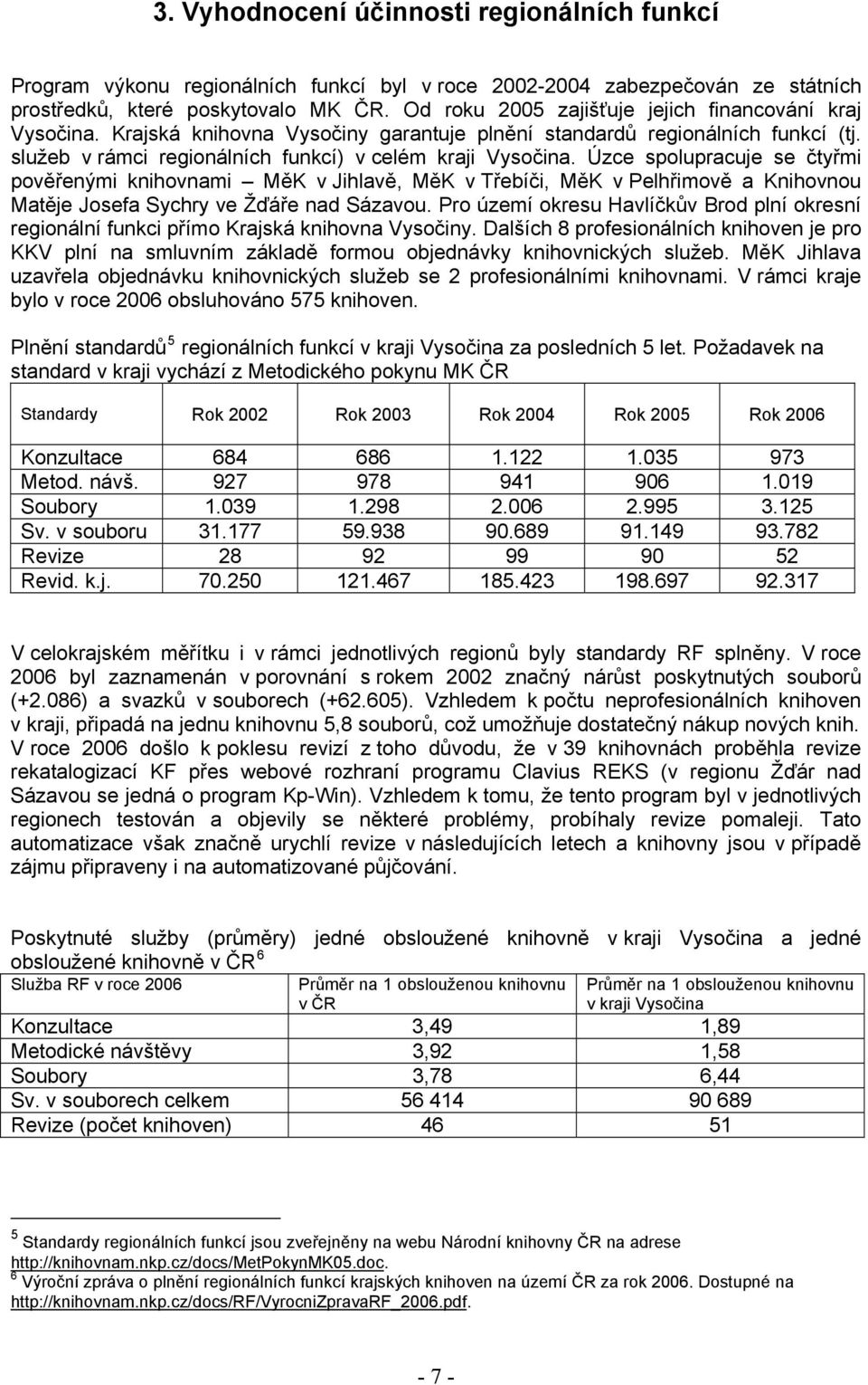 Úzce spolupracuje se čtyřmi pověřenými knihovnami MěK v Jihlavě, MěK v Třebíči, MěK v Pelhřimově a Knihovnou Matěje Josefa Sychry ve Žďáře nad Sázavou.