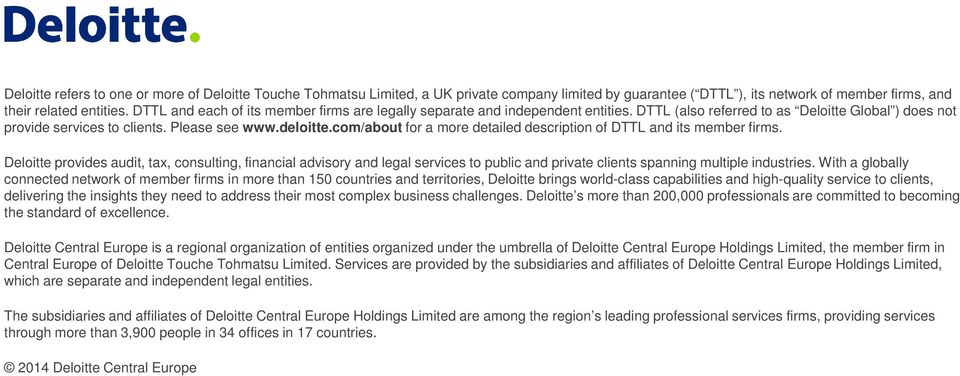 com/about for a more detailed description of DTTL and its member firms.