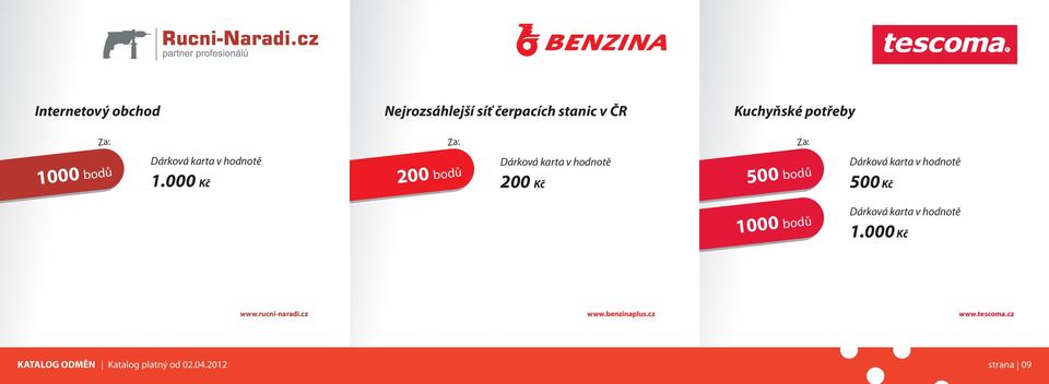 bodů www.rucni-naradi.cz www.benzinaplus.cz www.tescoma.