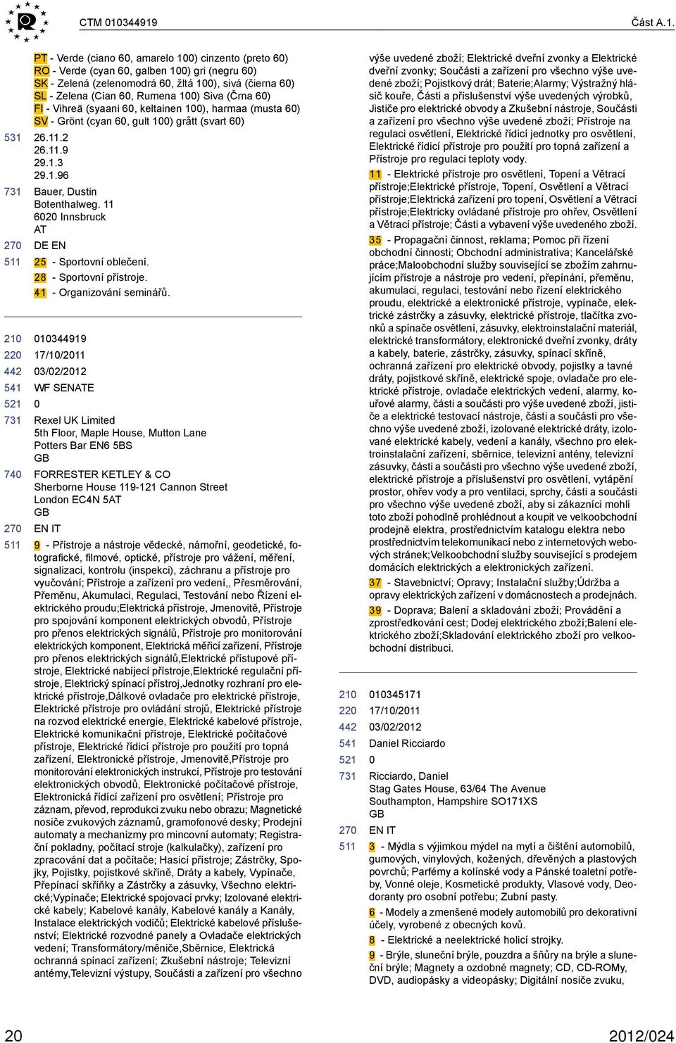 (Črna 6) FI - Vihreä (syaani 6, keltainen 1), harmaa (musta 6) SV - Grönt (cyan 6, gult 1) grått (svart 6) 26.11.2 26.11.9 29.1.3 29.1.96 Bauer, Dustin Botenthalweg.