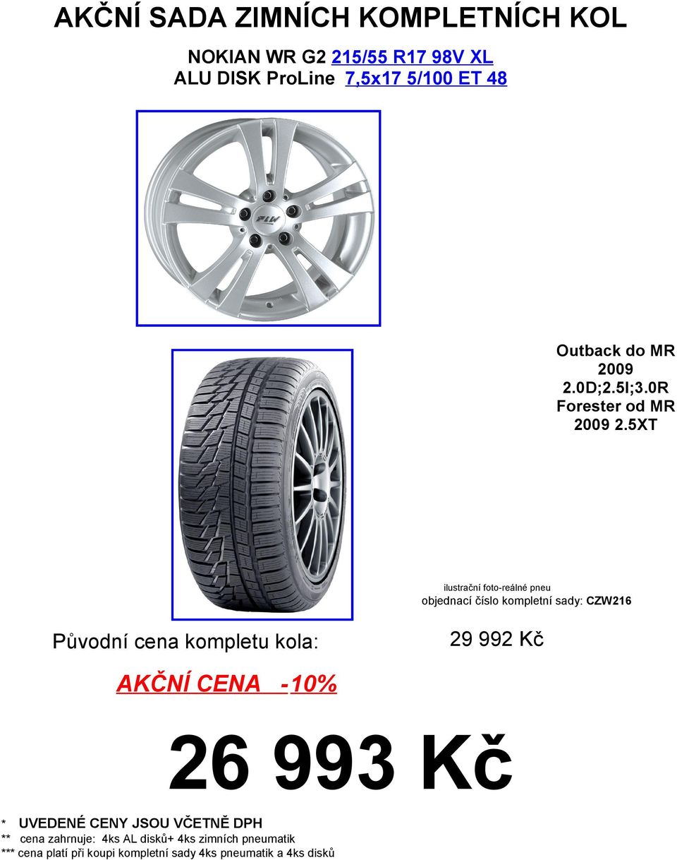 0D;2.5l;3.0R Forester od MR 2.