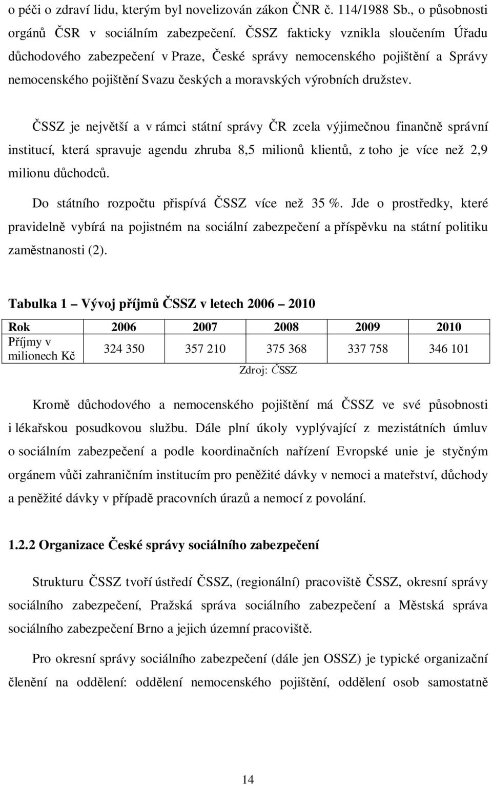 SSZ je nejv tší a v rámci státní správy R zcela výjime nou finan správní institucí, která spravuje agendu zhruba 8,5 milion klient, z toho je více než 2,9 milionu d chodc.