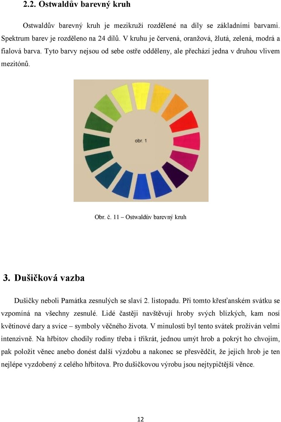 Dušičková vazba Dušičky neboli Památka zesnulých se slaví 2. listopadu. Při tomto křesťanském svátku se vzpomíná na všechny zesnulé.