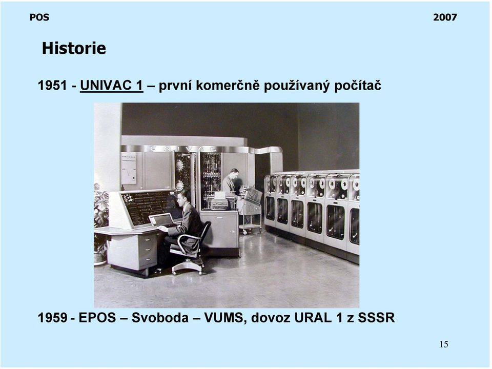 počítač 1959 - EPOS