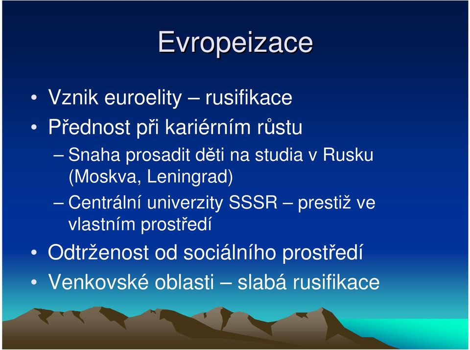 Leningrad) Centrální univerzity SSSR prestiž ve vlastním