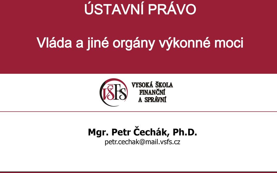 Čechák, Ph.D.