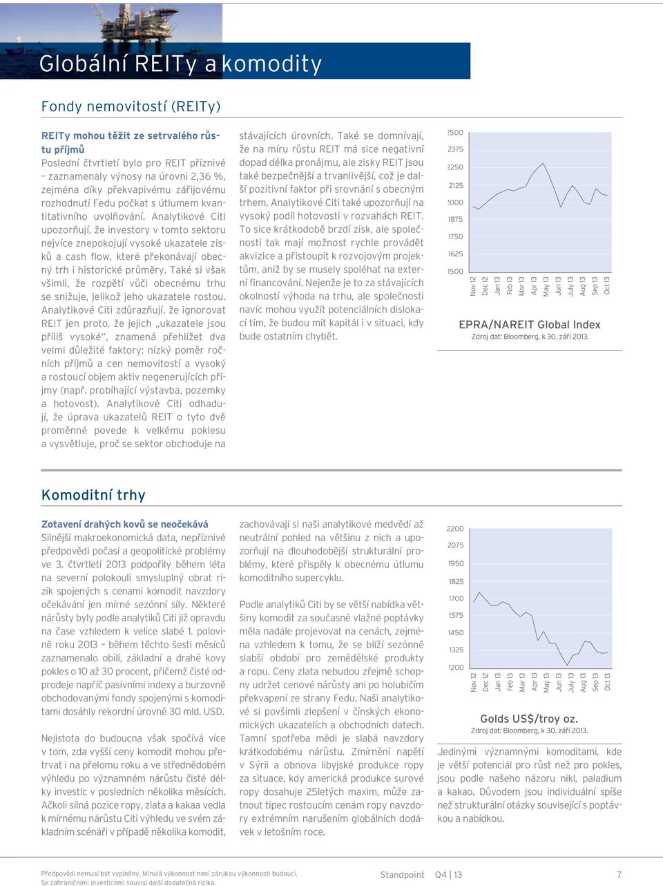 Analytikové Citi upozorňují, že investory v tomto sektoru nejvíce znepokojují vysoké ukazatele zisků a cash flow, které překonávají obecný trh i historické průměry.