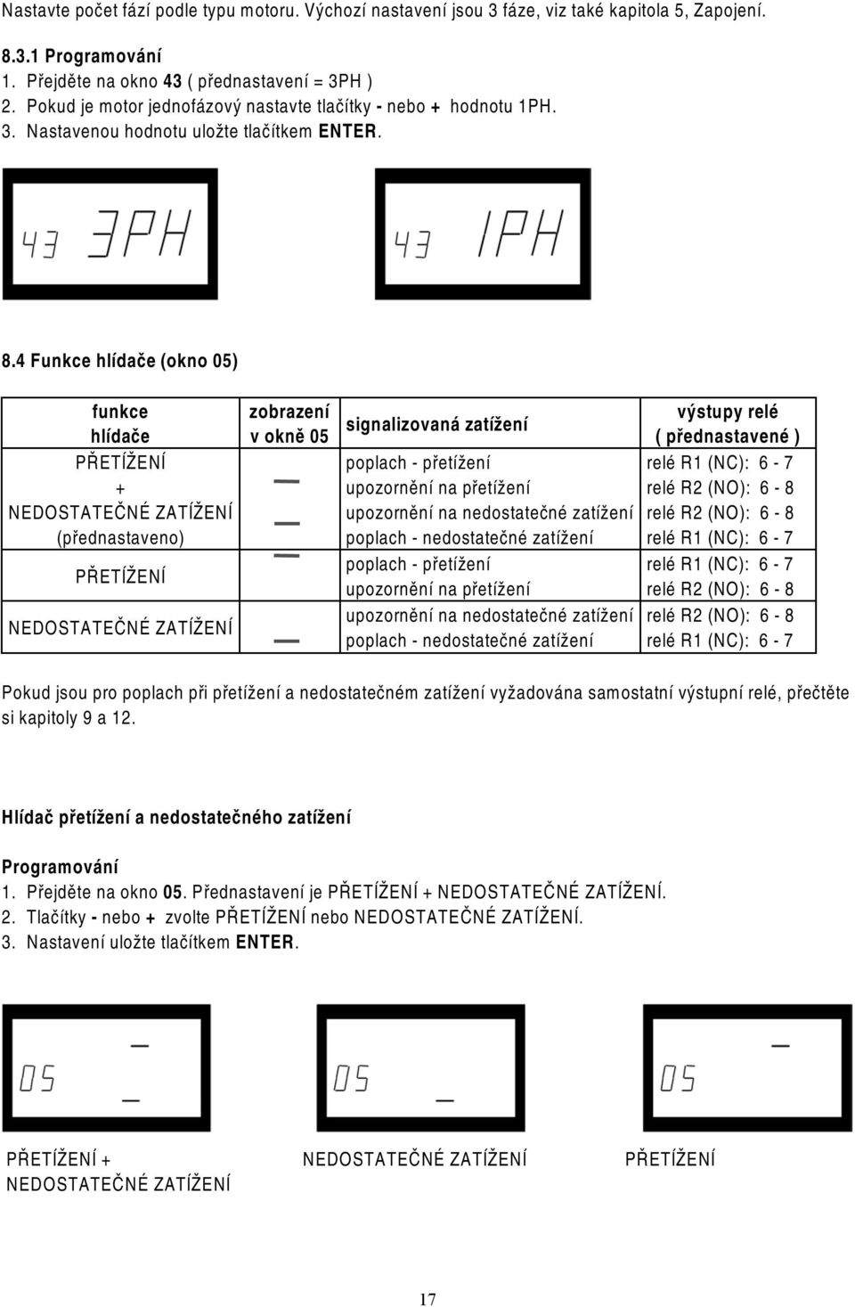 4 Funkce hlídače (okno 05) N៧喧៧喧 N៧喧៧喧 funkce hlídače Pᖇ堇៧喧៧喧Ⴧ嚷Ž៧喧NჇ嚷 嚷 ៧喧 ៧喧៧喧Ⴧ嚷Nᖇ堇 Z ៧喧Ⴧ嚷Ž៧喧NჇ嚷 嚷 ř თ厧 v o) Pᖇ堇៧喧៧喧Ⴧ嚷Ž៧喧NჇ嚷 ៧喧 ៧喧៧喧Ⴧ嚷Nᖇ堇 Z ៧喧Ⴧ嚷Ž៧喧NჇ嚷 zobrazení v okně 05 signalizovaná zatížení