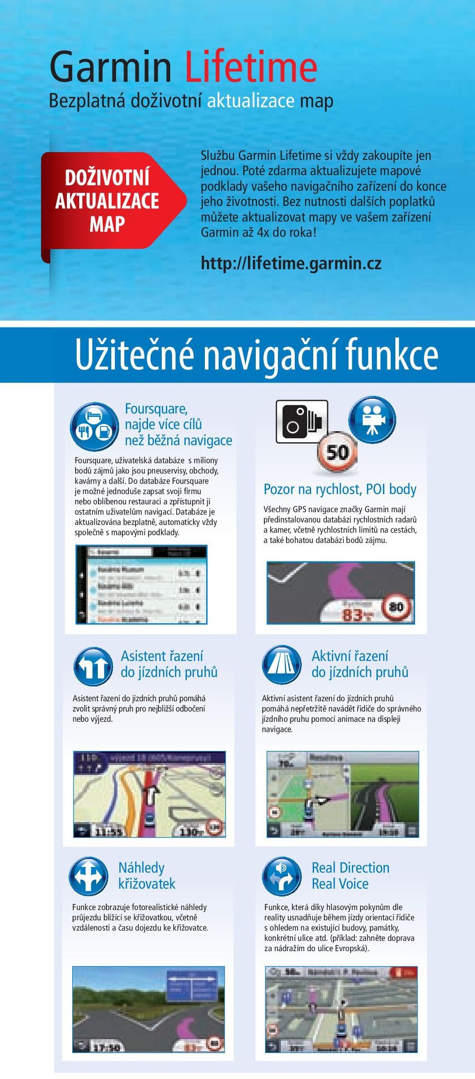 cz Užitečné navigační funkce Foursquare, najde více cílů než běžná navigace Foursquare, uživatelská databáze s miliony bodů zájmů jako jsou pneuservisy, obchody, kavárny a další.