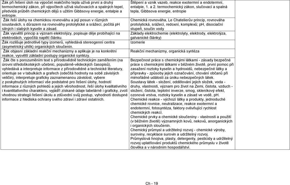 Žák vysvětlí princip a význam elektrolýzy, popisuje děje probíhající na elektrodách, vypočítá napětí článku.