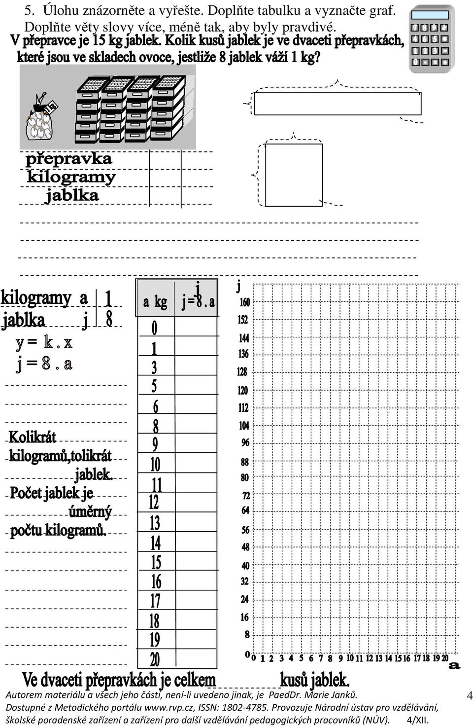 graf. Doplňte věty slovy