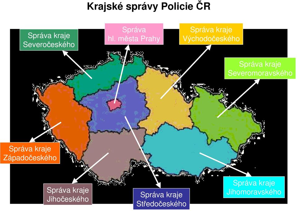 Severomoravského Správa kraje Západočeského Správa kraje