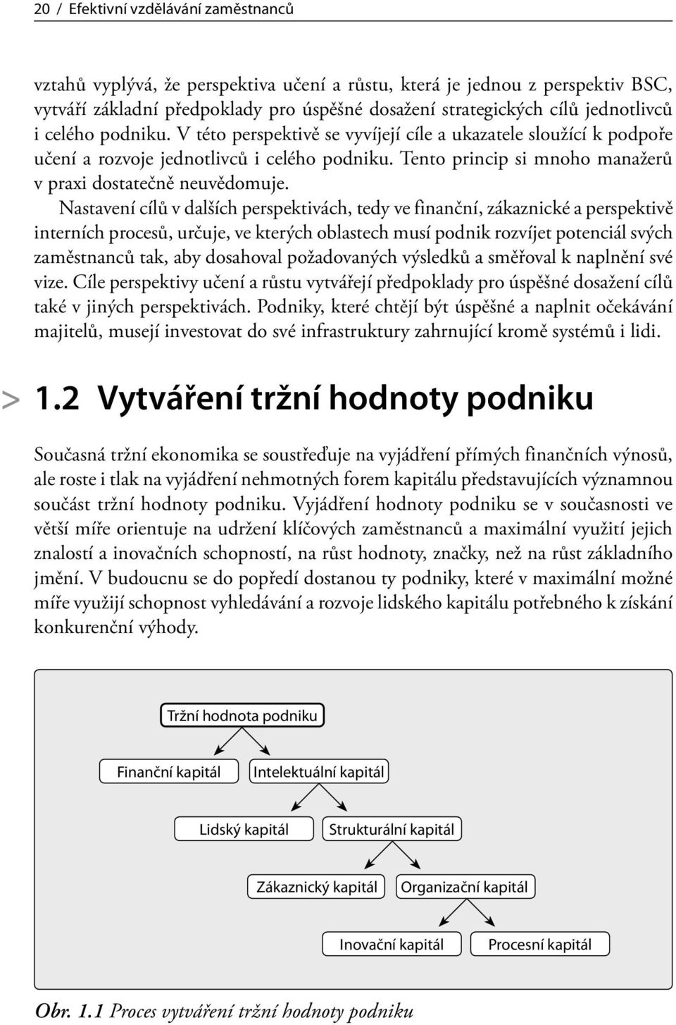 Nastavení cílů v dalších perspektivách, tedy ve finanční, zákaznické a perspektivě interních procesů, určuje, ve kterých oblastech musí podnik rozvíjet potenciál svých zaměstnanců tak, aby dosahoval