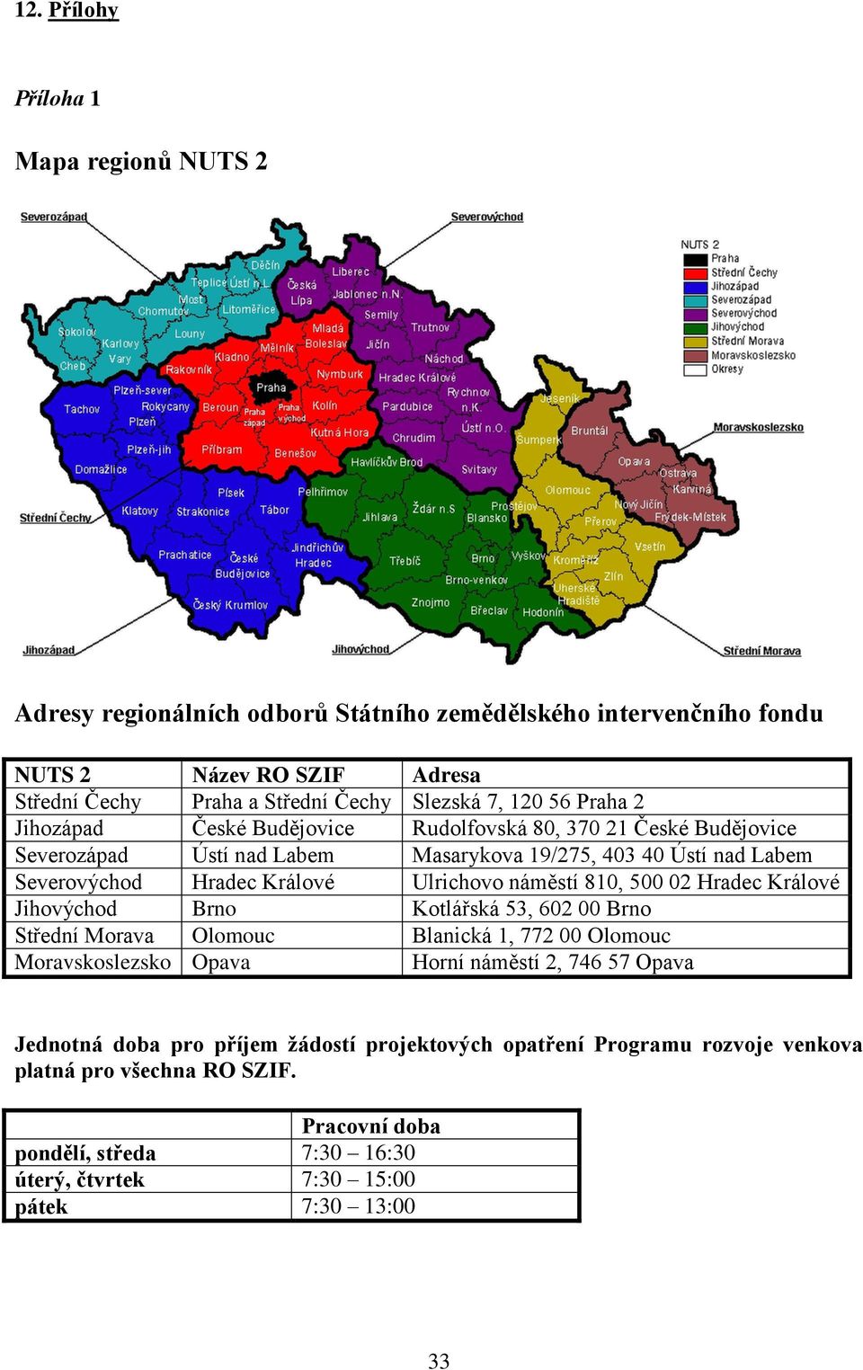 Ulrichovo náměstí 810, 500 02 Hradec Králové Jihovýchod Brno Kotlářská 53, 602 00 Brno Střední Morava Olomouc Blanická 1, 772 00 Olomouc Moravskoslezsko Opava Horní náměstí 2, 746 57