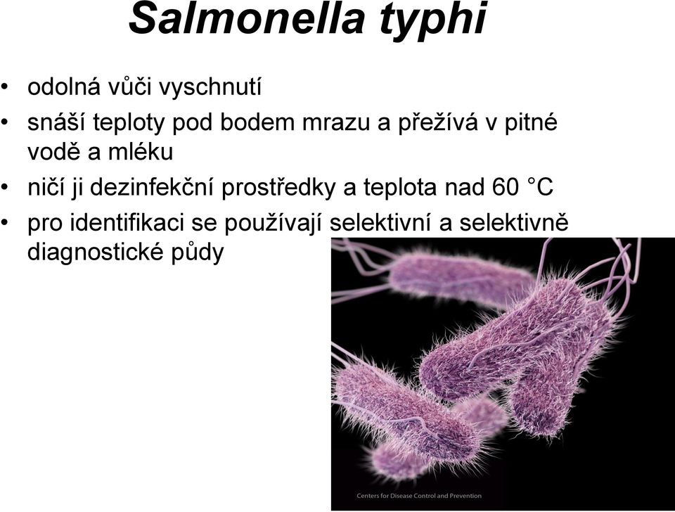 dezinfekční prostředky a teplota nad 60 C pro