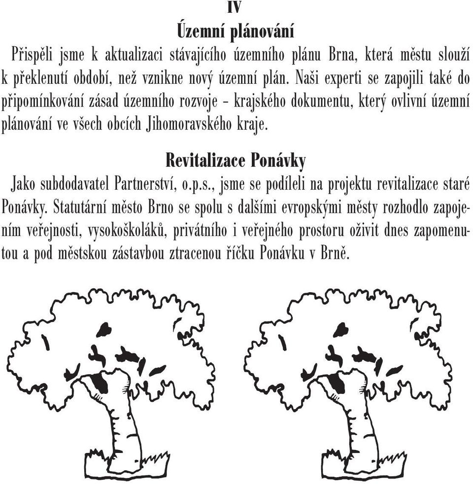 Revitalizace Ponávky Jako subdodavatel Partnerství, o.p.s., jsme se podíleli na projektu revitalizace staré Ponávky.