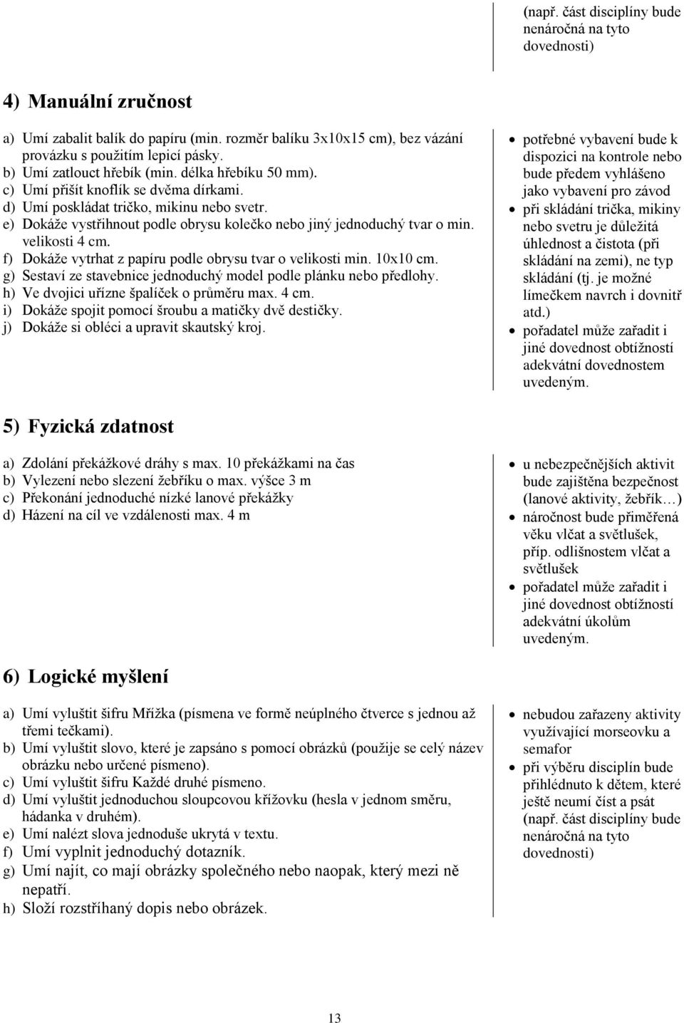 e) Dokáţe vystřihnout podle obrysu kolečko nebo jiný jednoduchý tvar o min. velikosti 4 cm. f) Dokáţe vytrhat z papíru podle obrysu tvar o velikosti min. 10x10 cm.