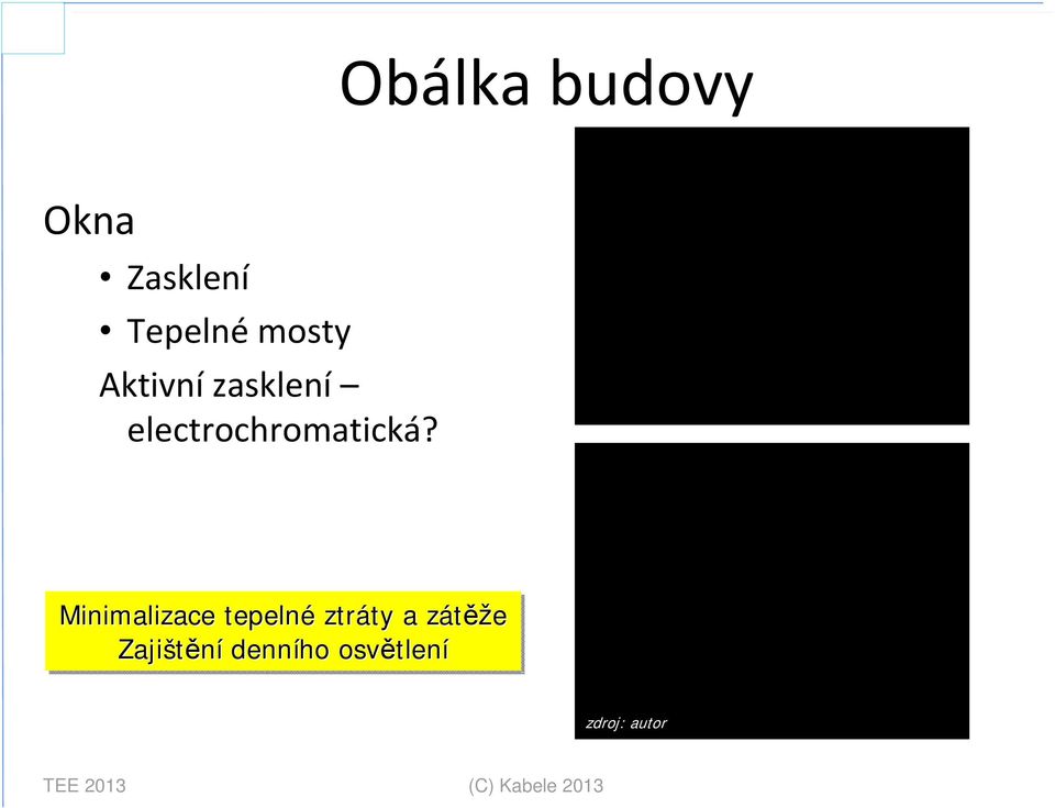 zdroj: autor Minimalizace tepelné ztráty ty a