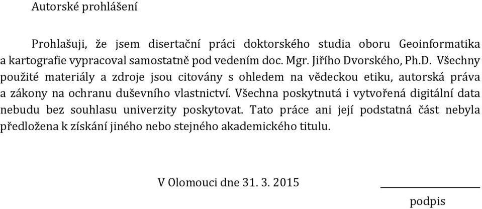 orského, Ph.D.