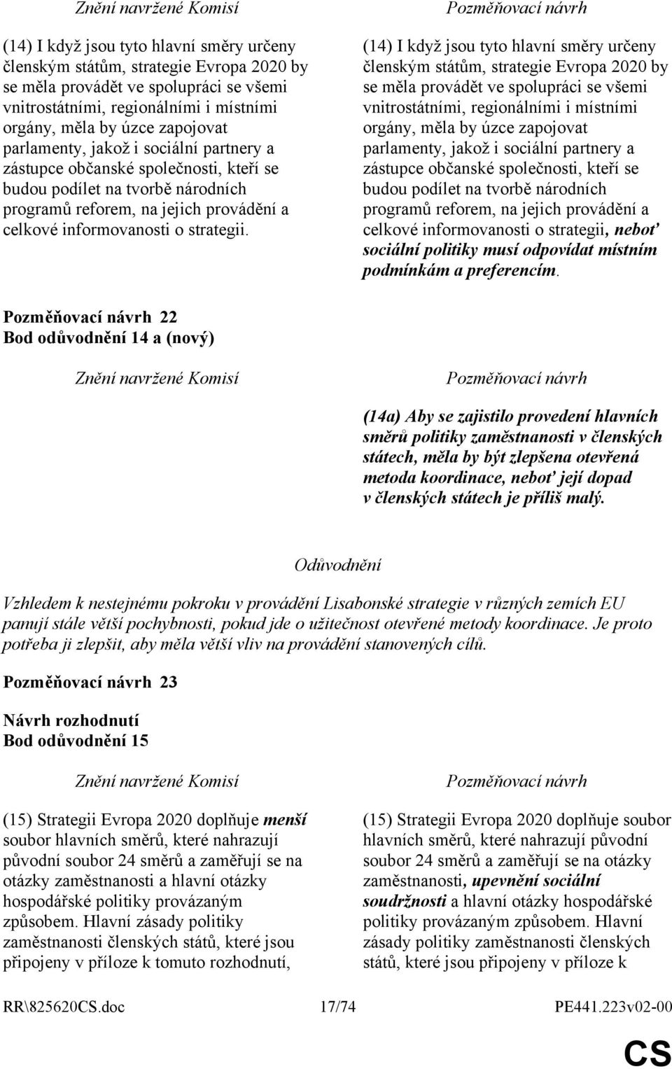 parlamenty, jakož i sociální partnery a zástupce občanské společnosti, kteří se budou podílet na tvorbě národních programů reforem, na jejich provádění a celkové informovanosti o strategii, neboť