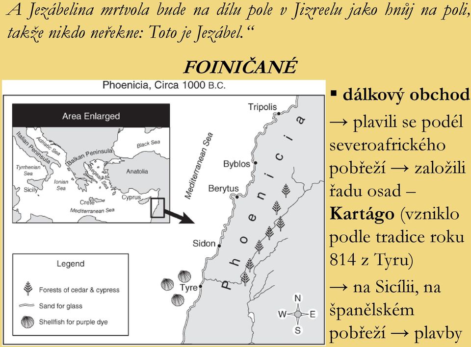 FOINIČANÉ dálkový obchod plavili se podél severoafrického pobřeží