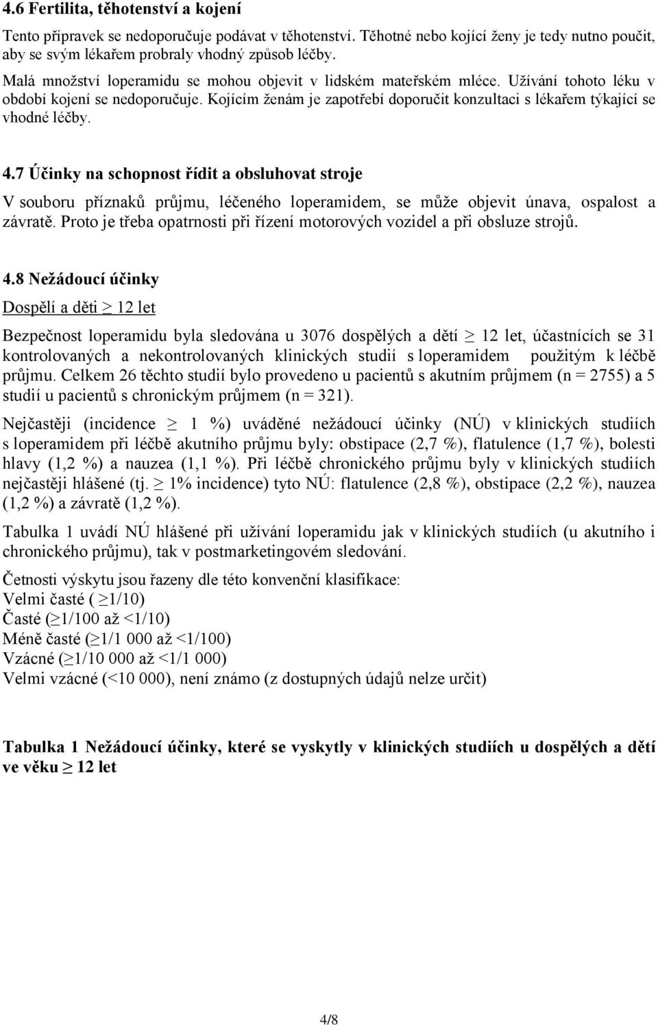 Kojícím ženám je zapotřebí doporučit konzultaci s lékařem týkající se vhodné léčby. 4.