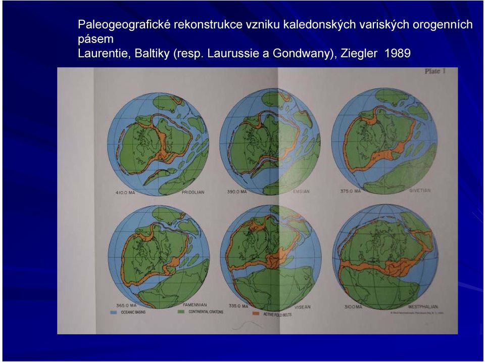 orogenních pásem Laurentie,