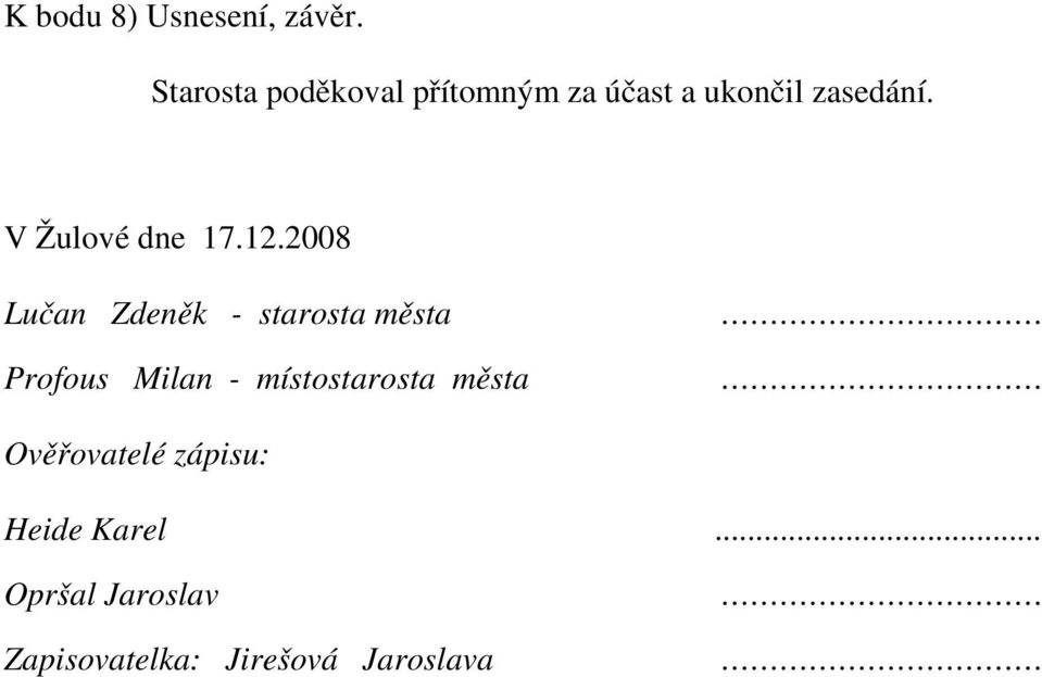 V Žulové dne 17.12.