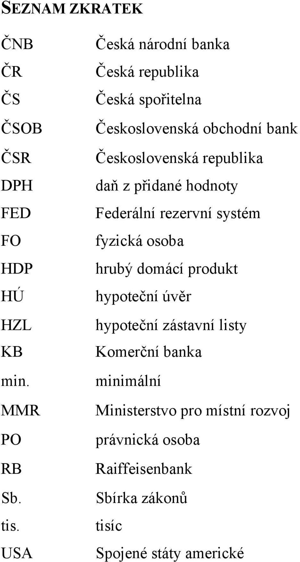 daň z přidané hodnoty Federální rezervní systém fyzická osoba hrubý domácí produkt hypoteční úvěr hypoteční