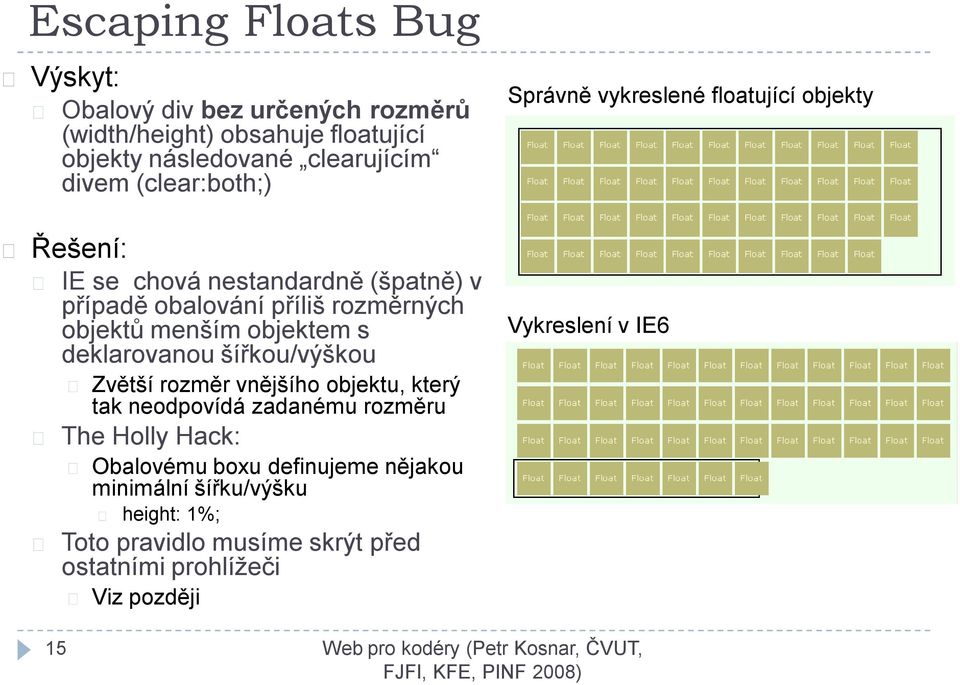 šířkou/výškou Zvětší rozměr vnějšího objektu, který tak neodpovídá zadanému rozměru The Holly Hack: Obalovému boxu definujeme nějakou