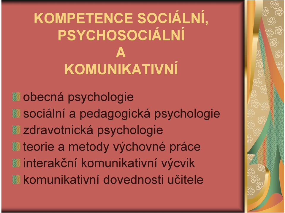 zdravotnická psychologie teorie a metody výchovné práce