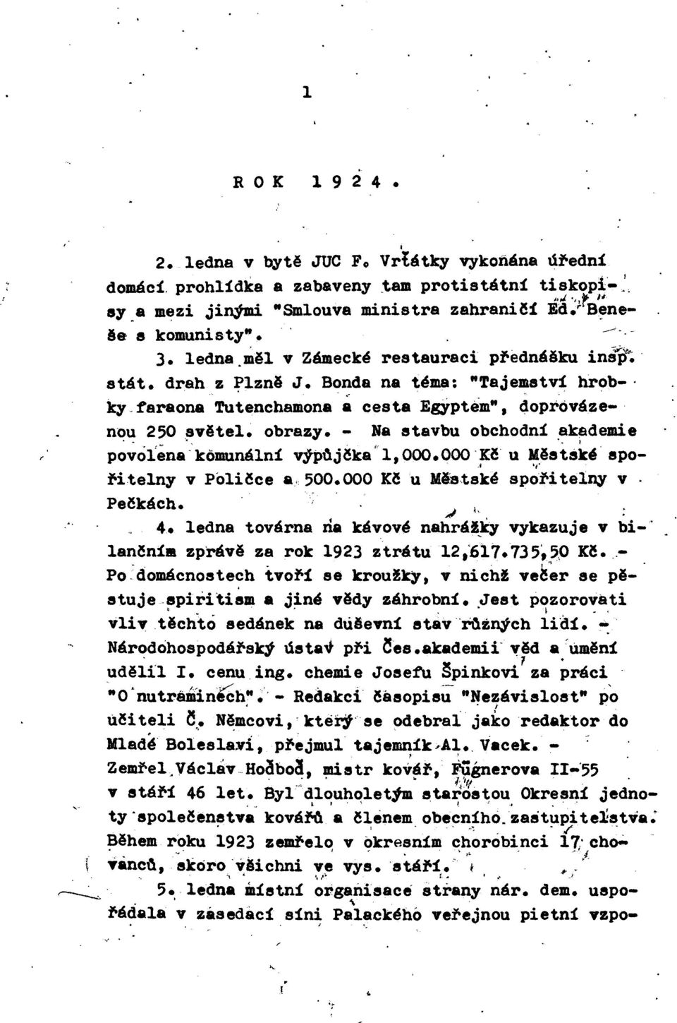 ~ n~~ 250 ~větel. obrazy. - Na stavbu obchodní ~k~demie povóiena komunální výpdj čka 1, ooo. 000 Kě u Měs tsk4 apo-,i.,. ~itelny v Poličce a. 500.000 Kě u Mia-tsk4 spo~i telny v. Peěkách. ~ I, : 4.