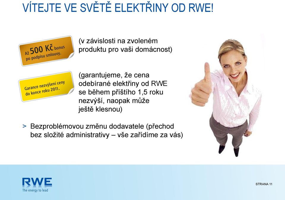 Finanční odměna pro stávající zákazníky při získání nového klienta. Fnanční odměna pro stávající zákazníky při získání nového klienta.