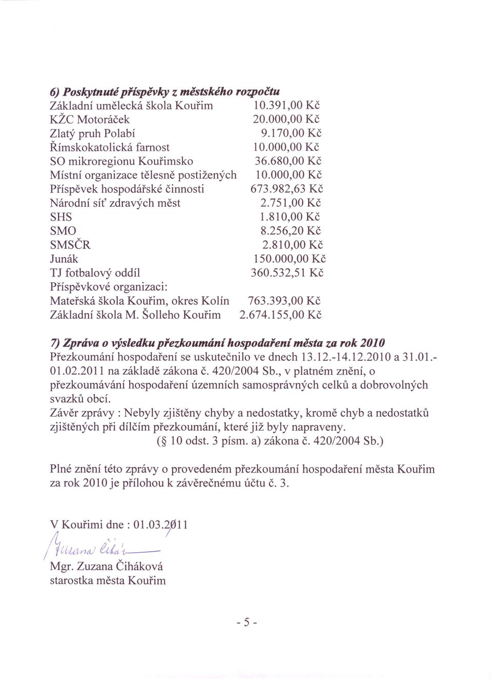 391,00 Kč 20.000,00 Kč 9.170,00 Kč 10.000,00 Kč 36.680,00 Kč 10.000,00 Kč 673.982,63 Kč 2.751,00 Kč 1.810,00 Kč 8.256,20 Kč 2.810,00 Kč 150.000,00 Kč 360.532,51 Kč 763.393,00 Kč 2.674.