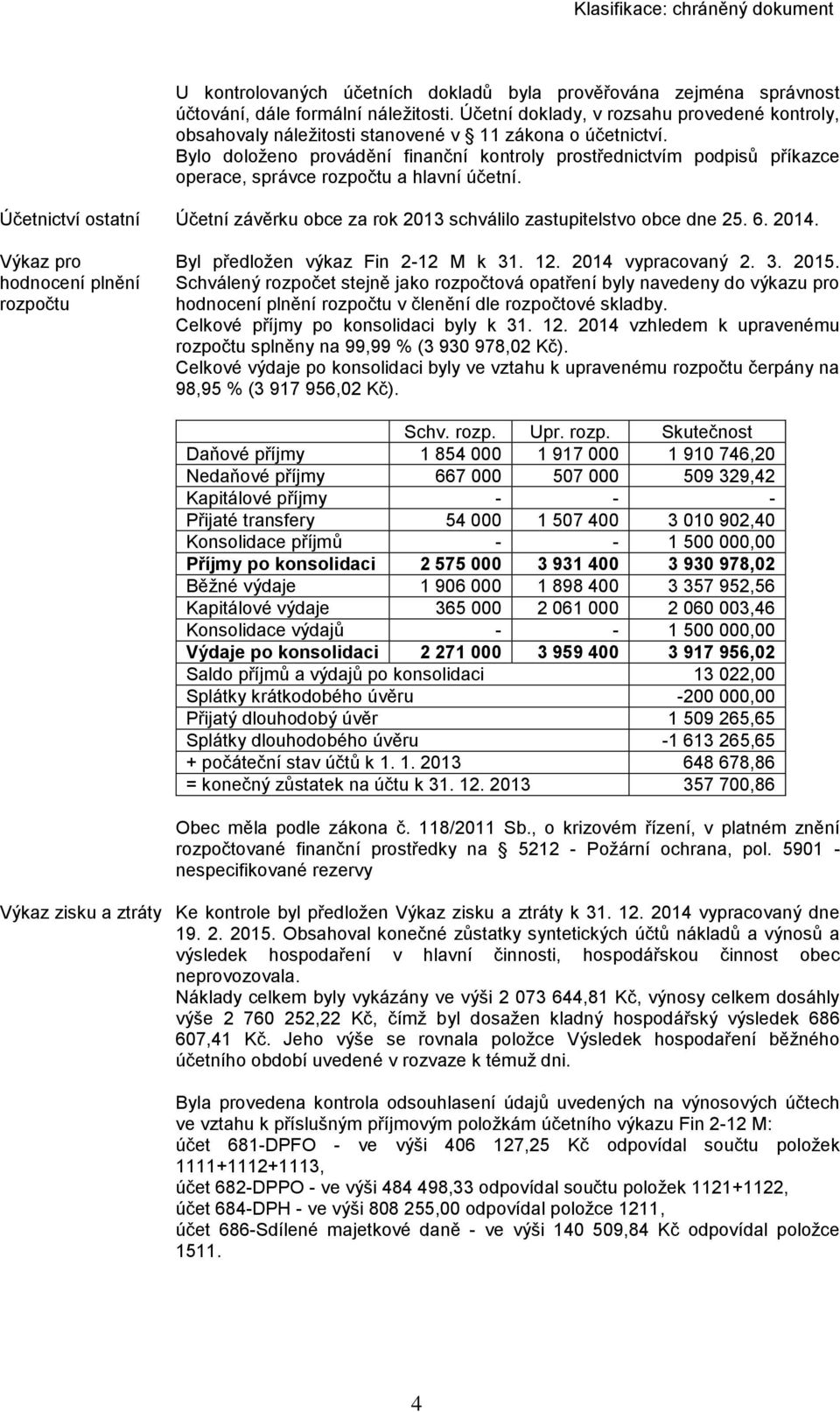 Bylo doloženo provádění finanční kontroly prostřednictvím podpisů příkazce operace, správce rozpočtu a hlavní účetní.